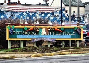 Little Italy Sign in Bloomfield